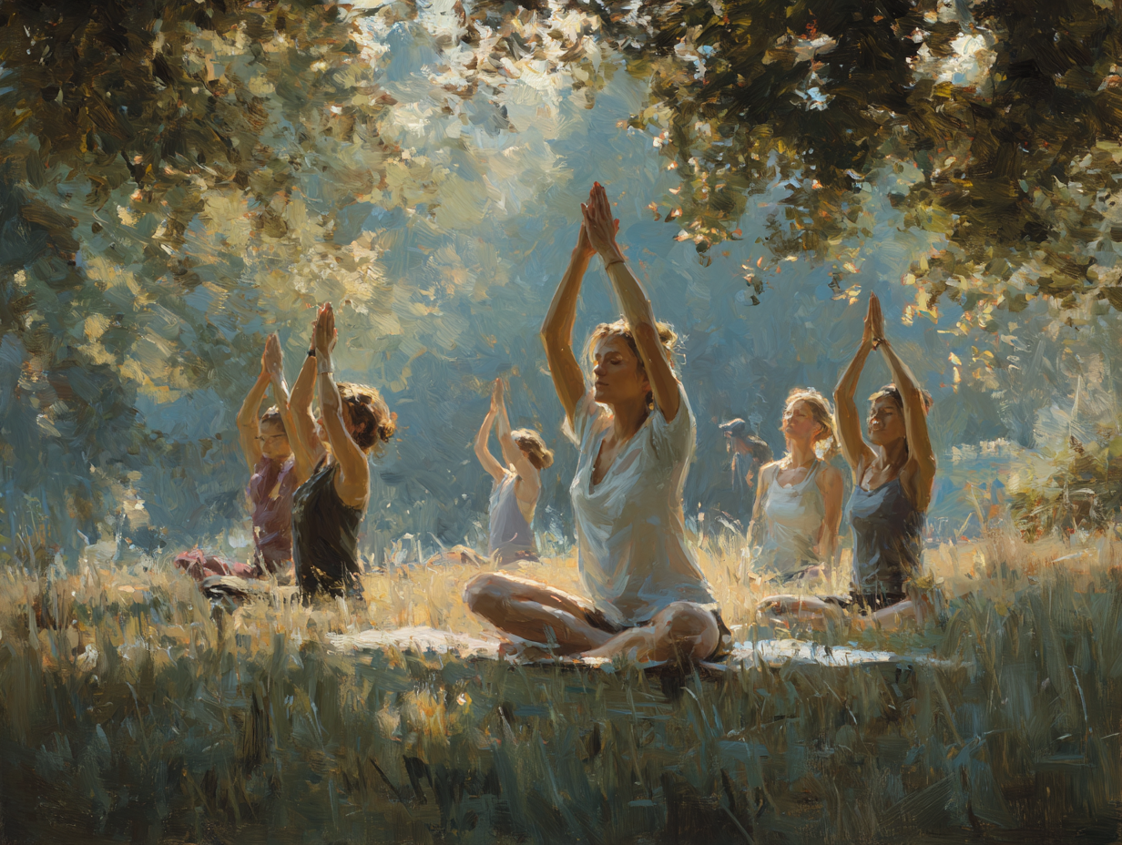 Медитація на заході